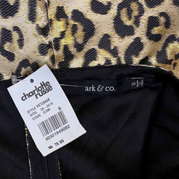 Ark & co Romper gold animal print size S - Picture 4 of 5